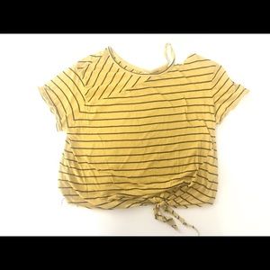 Bp. Mustard Stripe Top